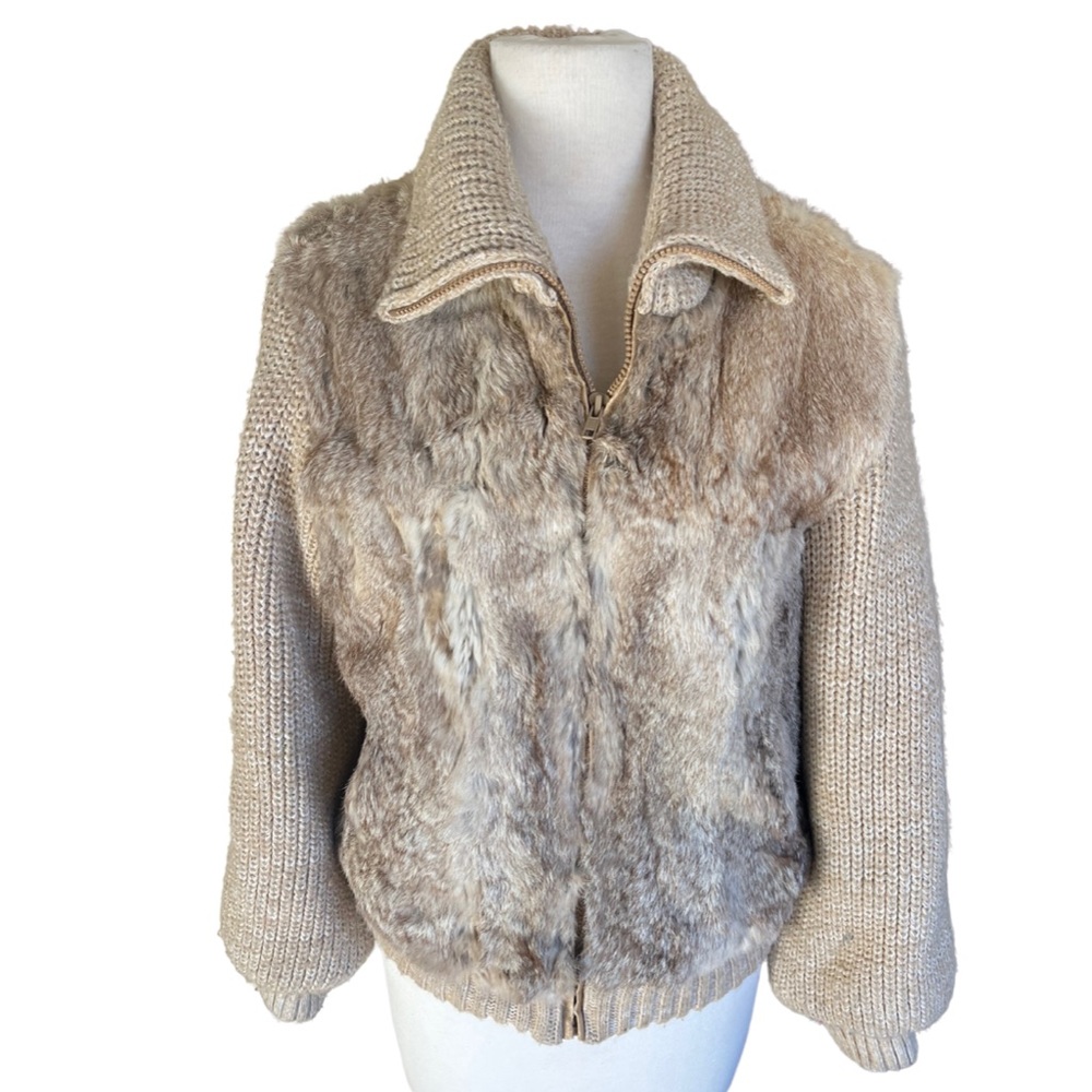 Sergio Valente Rabbit Fur Sweater